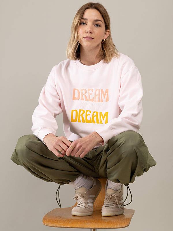 Dream Baby Dream sweater/Rose