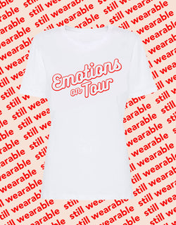 still wearable – emotions on tour shirt