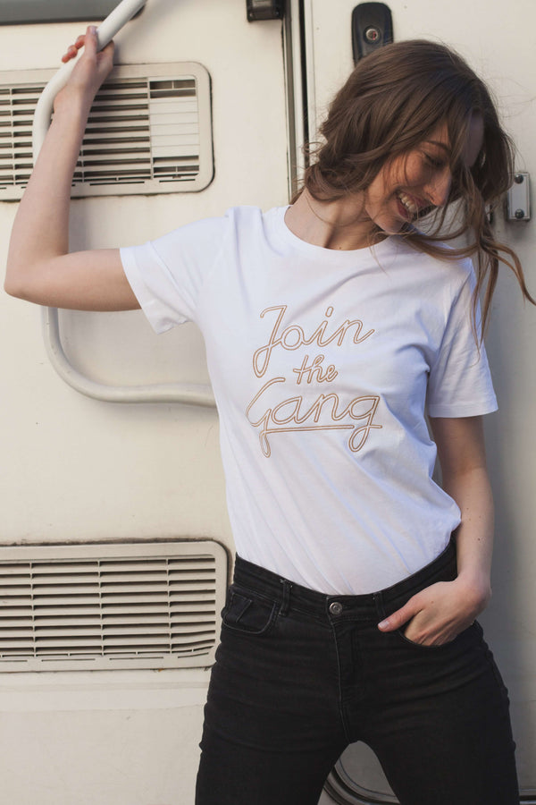 *LAST PIECES SALE* join the gang stitched shirt