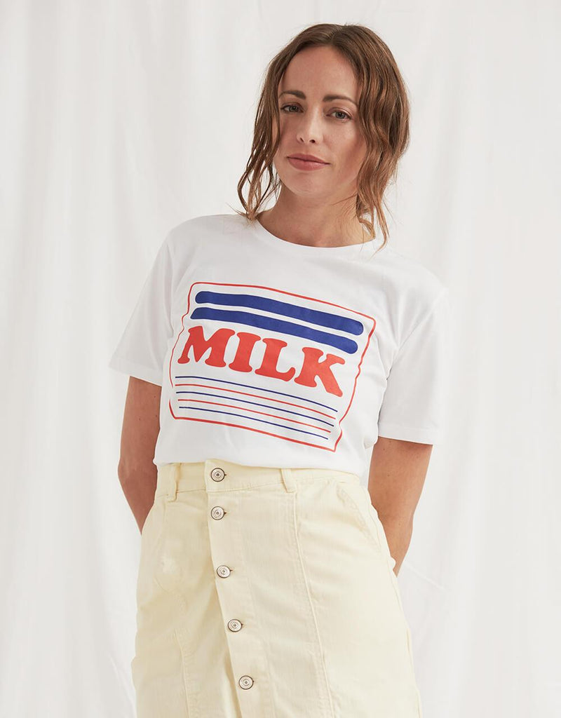 milk shirt