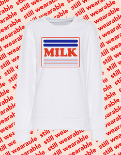 still wearable – milk sweater