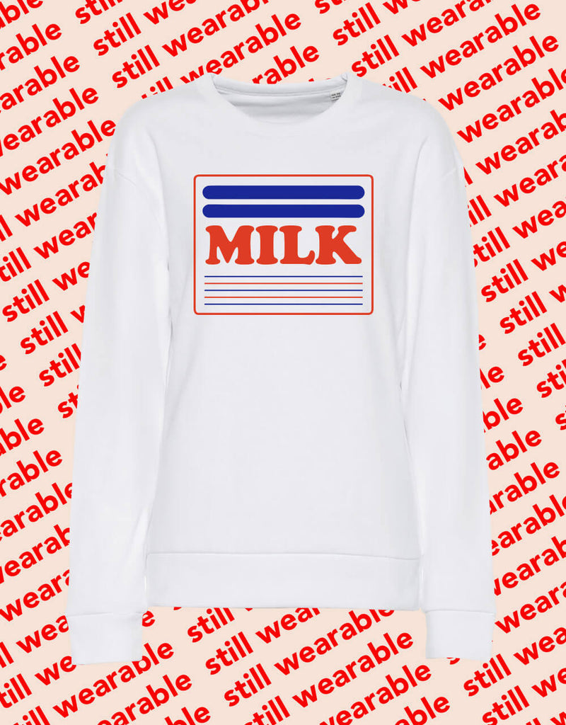 still wearable – milk sweater