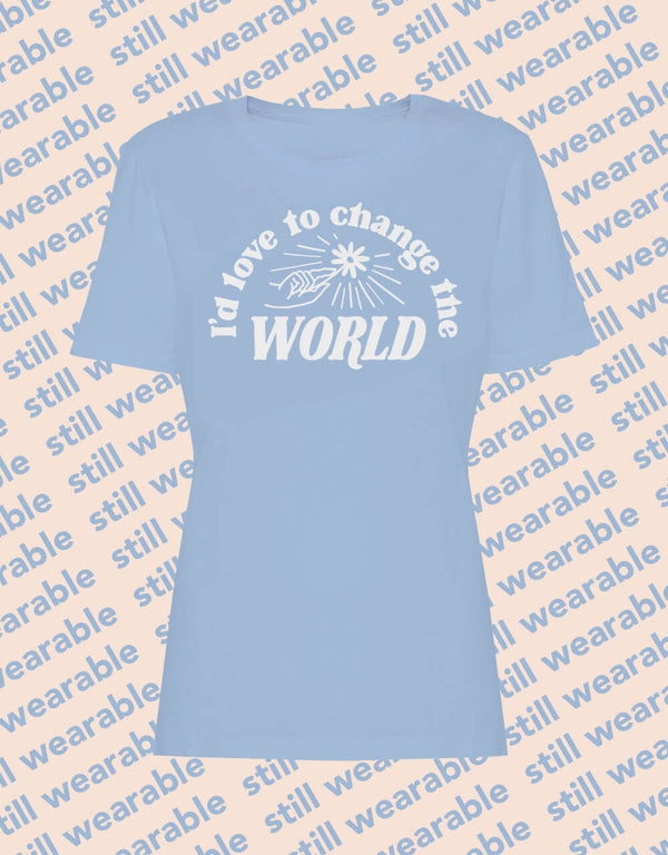 still wearable – I'd love to change the world
